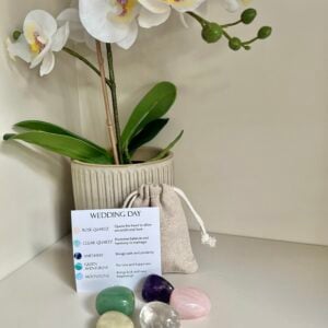 Wedding Day Crystal Set Wedding Gift Love Commitment Happiness Eternity Happy Marriage