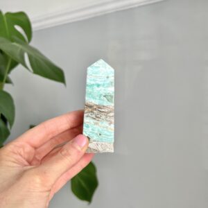 Caribbean Calcite Polished Point – Crystal for Calm, Clarity & Inner Peace