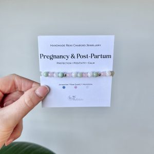 Pregnancy And Post-Partum Support Handmade Crystal Healing Bracelet Reiki Charged