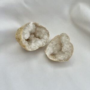 Quartz Geode Pair – Balance, Clarity & Connection