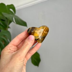 Large Tiger’s Eye Heart – Confidence, Strength & Protection