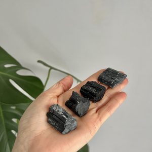 Black Tourmaline Natural Rough Crystal