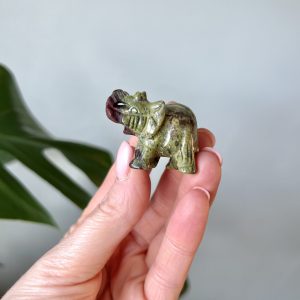Dragons Blood Crystal Elephant Crystal Healing Carving
