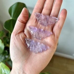 Fluorite Bats Healing Crystal Carvings