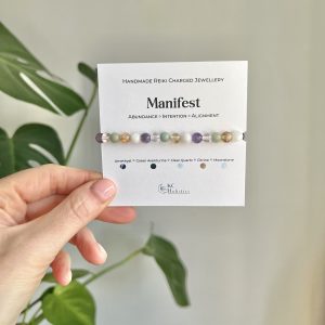 Manifest Crystal Healing Bracelet