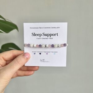 Handmade Sleep Support Crystal Bracelet