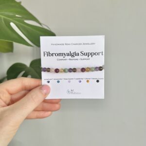 Handmade Fibromyalgia Support Crystal Bracelet