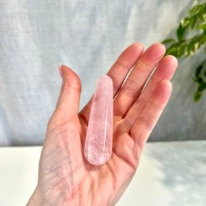 Rose Quartz Polished Wand Love & Self-Love Crystal
